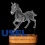 Светодиоидный USB светильник - ночник "Лошадь"