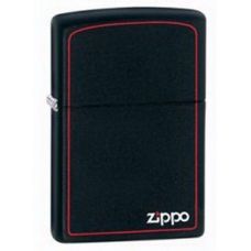 Zippo "Black Matte W/Border" Lighter