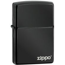 Зажигалка Zippo "Ebony" Logo
