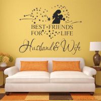Интерьерная наклейка на стену "Husband & Wife"