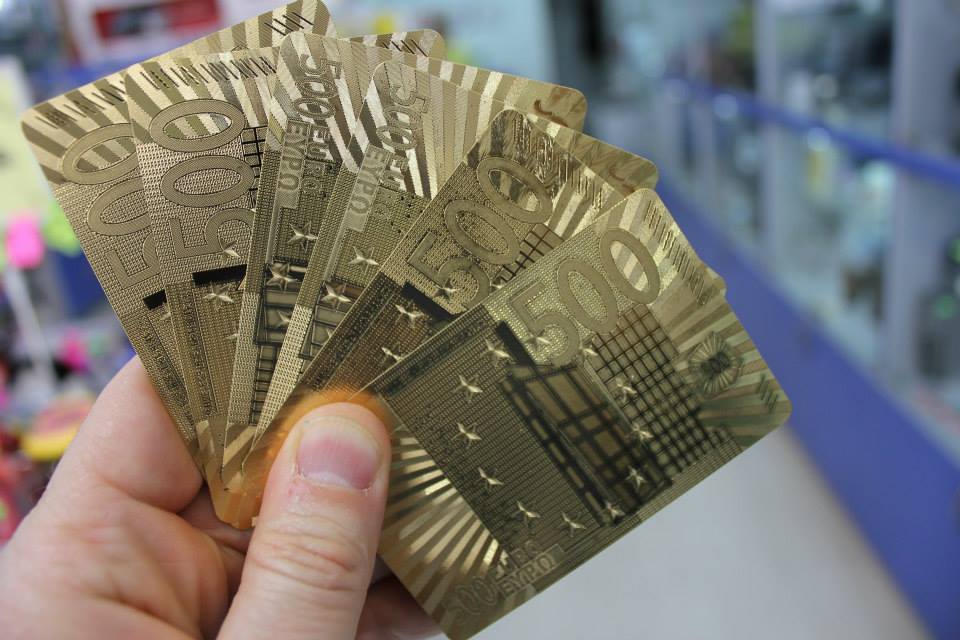 Золотые игральные карты